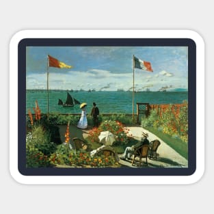 Terrace at the Seaside by Claude Monet Sticker